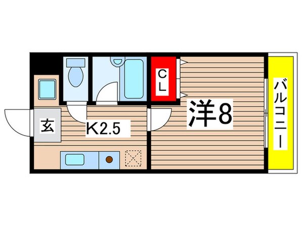 アビニオン川名の物件間取画像